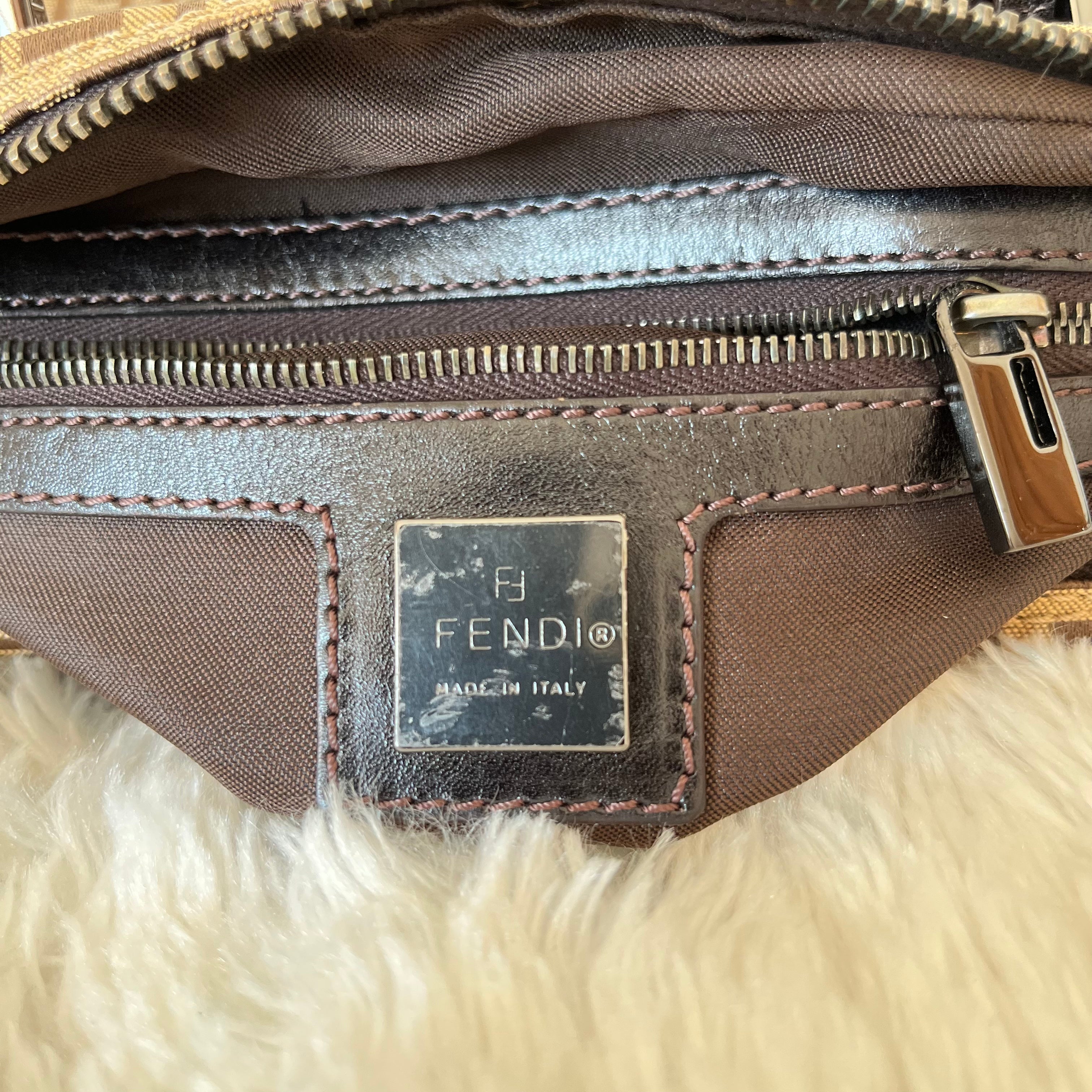 Tan best sale fendi bag