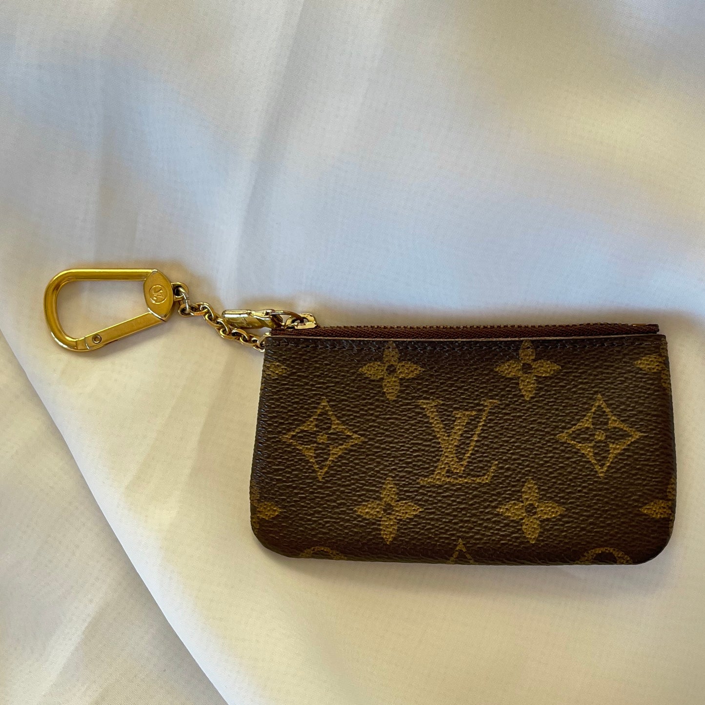 Louis Vuitton Monogram Pochette Cles Coin Case